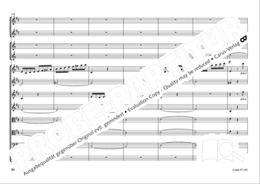 Concertone in D major Concertone in D major Horn scores gallery preview page 81