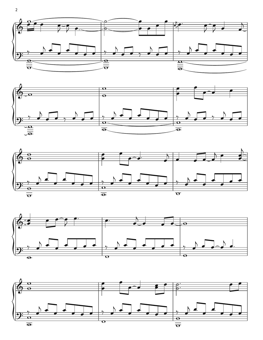 A Day To Remember A Day To Remember Piano Solo scores gallery preview page 2