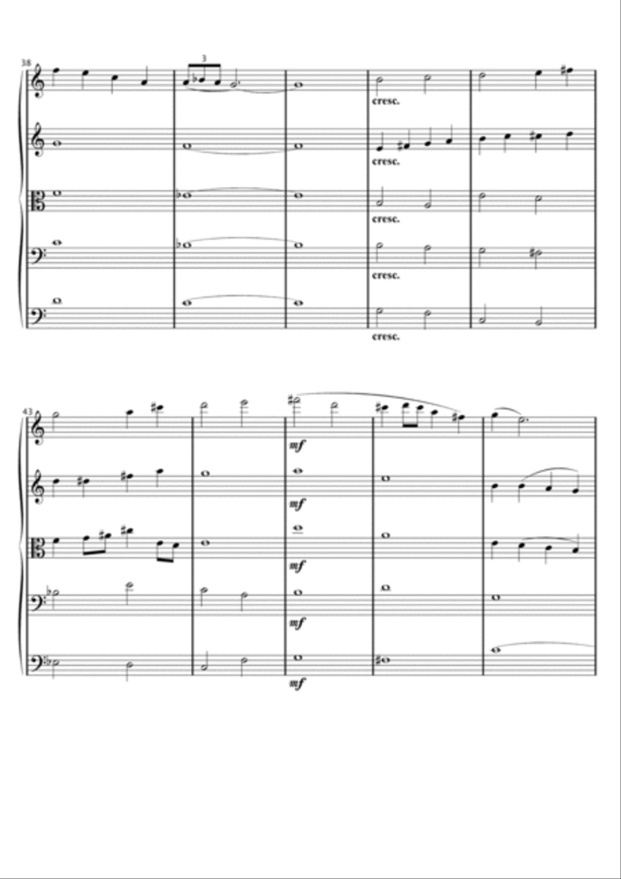 Omnia Fugiunt String Quintet scores gallery preview page 6
