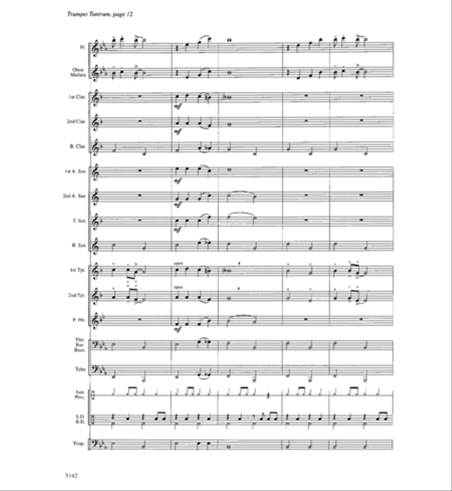 Trumpet Tantrum Trumpet Tantrum Concert Band scores gallery preview page 11