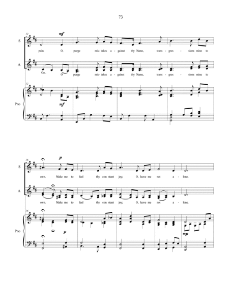 Psalm of Mercy, sacred music for SATB choir image number null