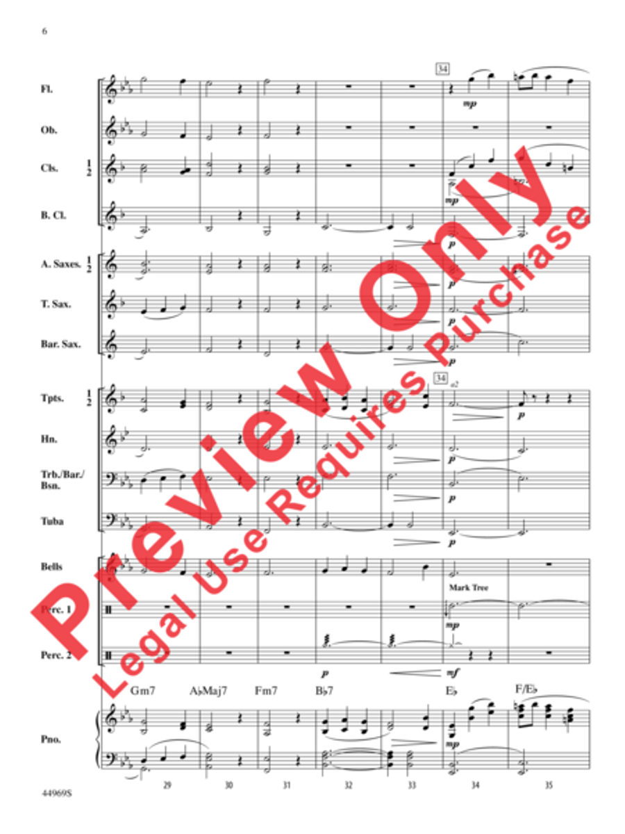 A Carol Français Concert Band scores gallery preview page 7