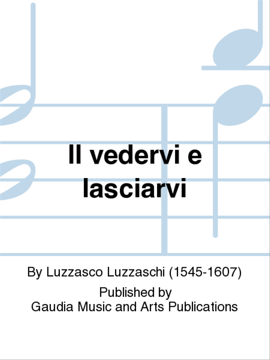 Il vedervi e lasciarvi SATTB scores gallery preview page 1