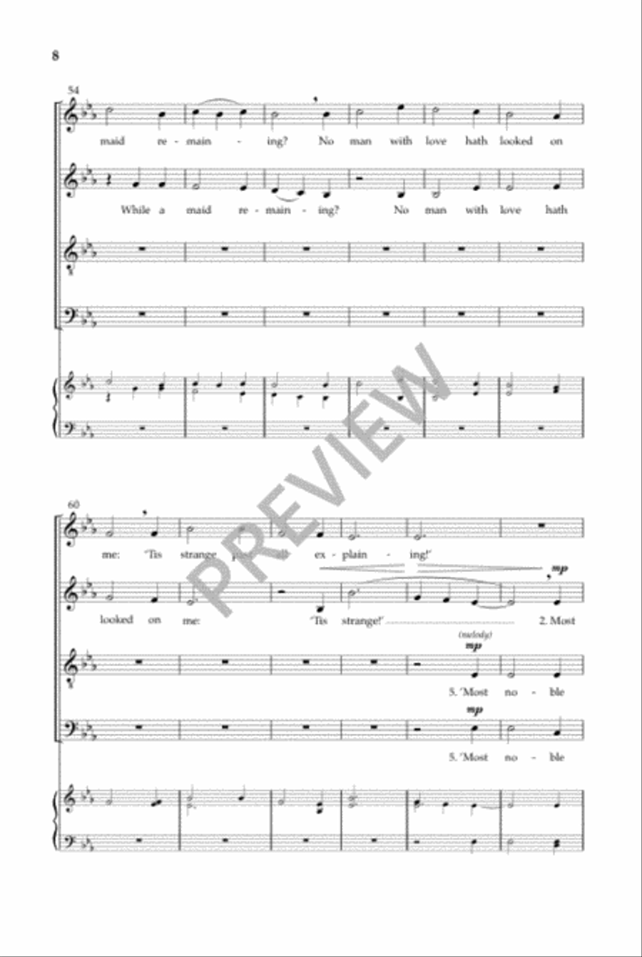 There Stood in Heaven a Linden Tree 4-Part scores gallery preview page 9