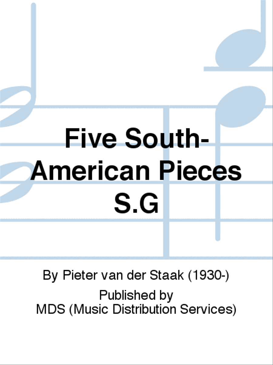 FIVE SOUTH-AMERICAN PIECES S.G School and Community scores gallery preview page 1
