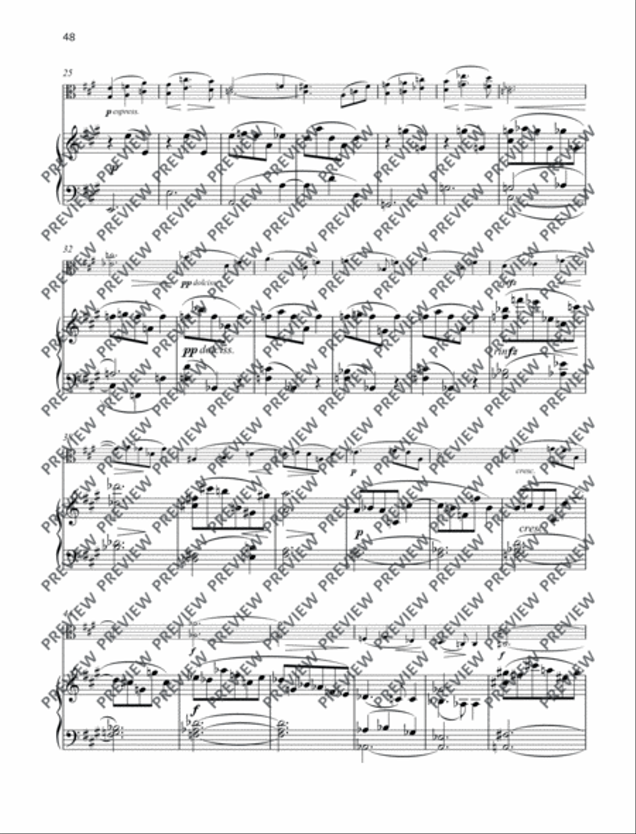 Phantasiestück Piano Accompaniment scores gallery preview page 3