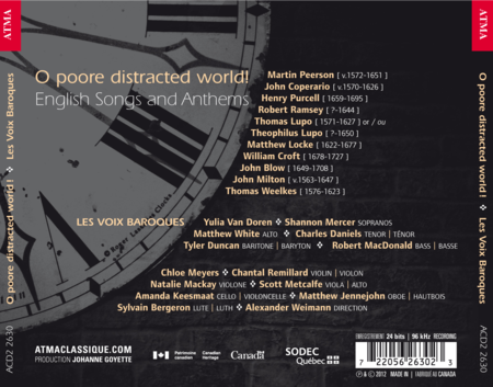 O Poore Distracted World: Engl