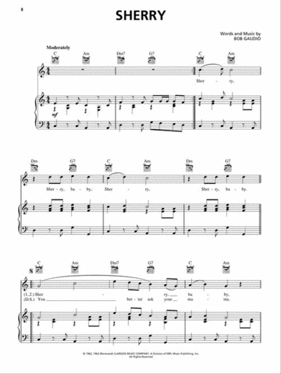 Jersey Boys - Vocal Selections Piano, Vocal, Guitar scores gallery preview page 6