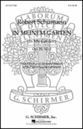 Book cover for In Meinem Garten Op. 29 No.2 With Piano German & English