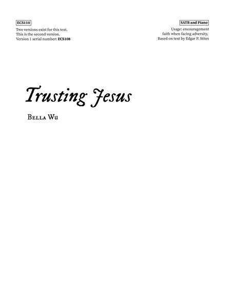 Trusting Jesus, Version 2 image number null