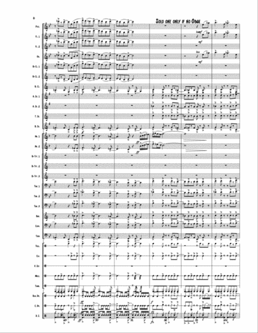 Viaje al Atardeser Concert Band scores gallery preview page 6