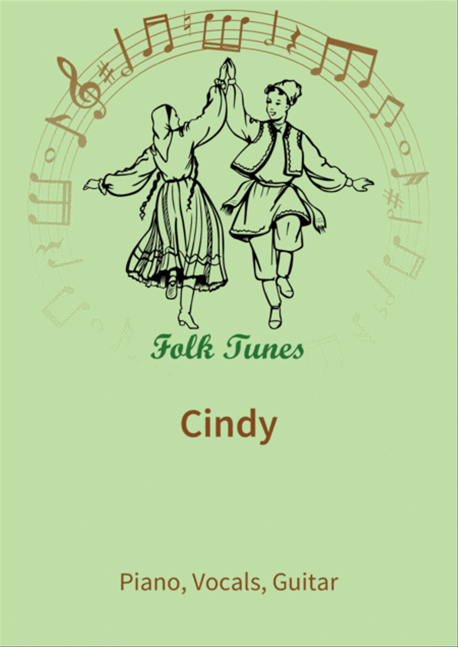 Cindy Cindy Piano, Vocal, Guitar scores gallery preview page 1