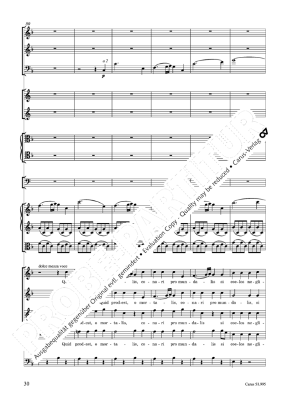 Insanae et vanae curae 4-Part scores gallery preview page 31