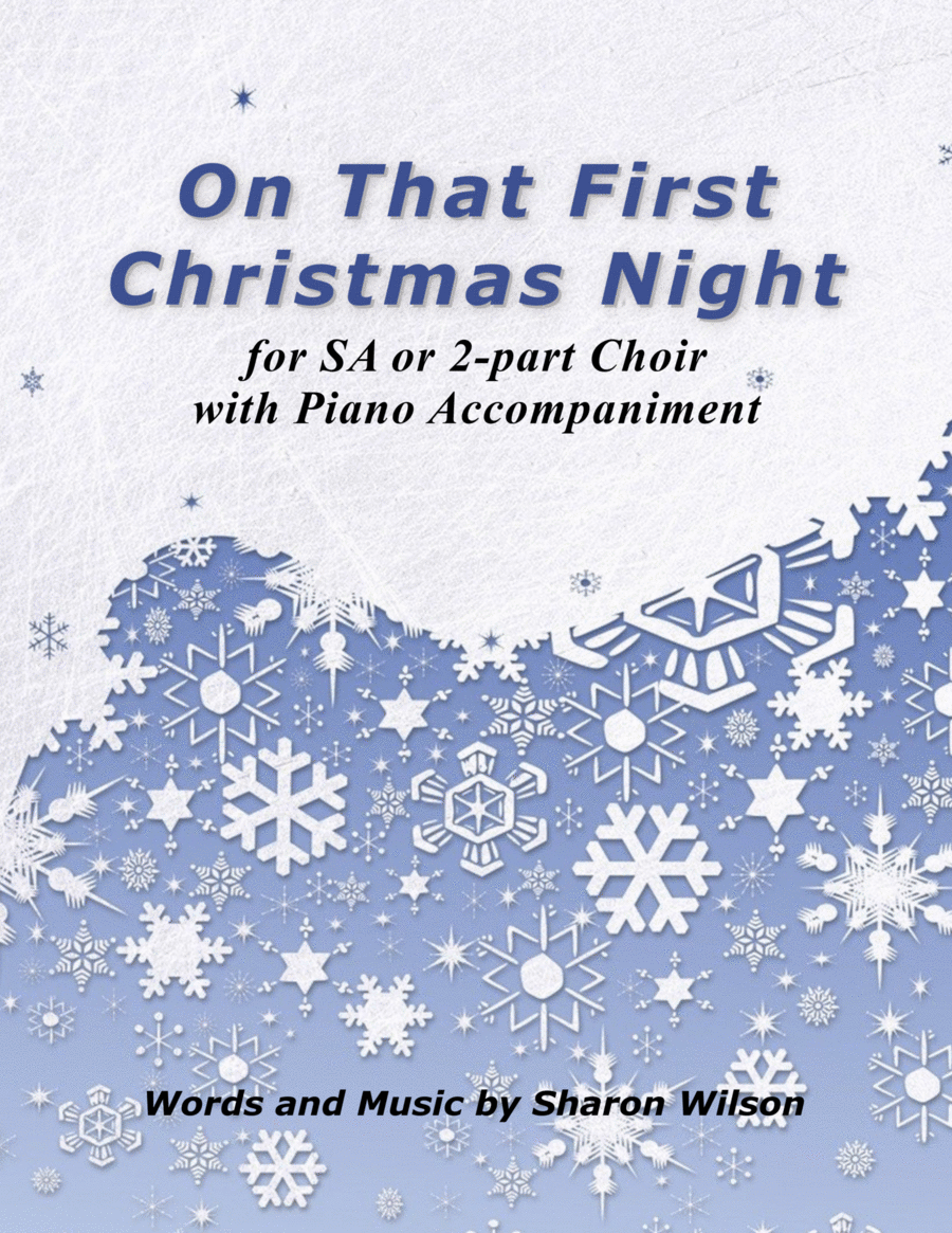 On That First Christmas Night (for duet or 2-part choir, SA) SA scores gallery preview page 1