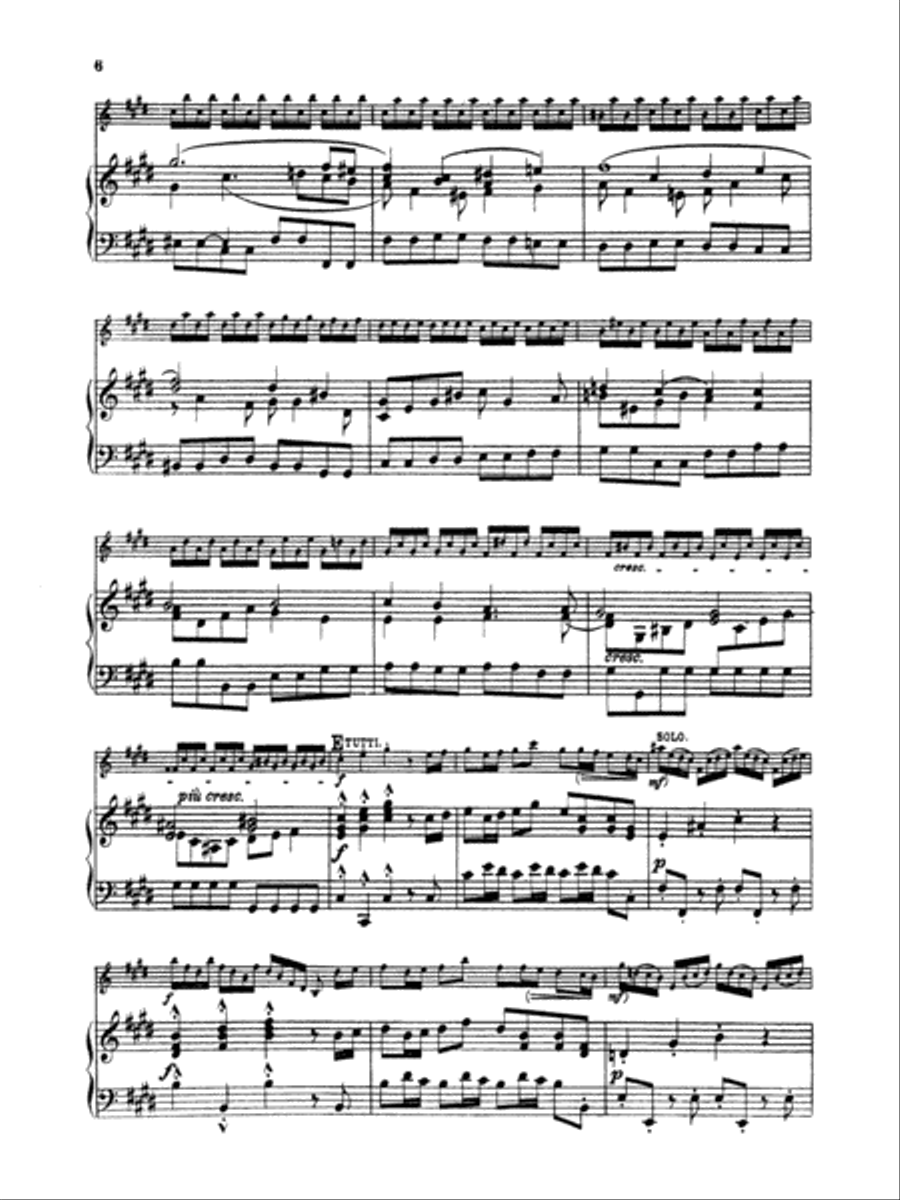 Bach: Violin Concerto No. 2 in E Major Violin Solo scores gallery preview page 6