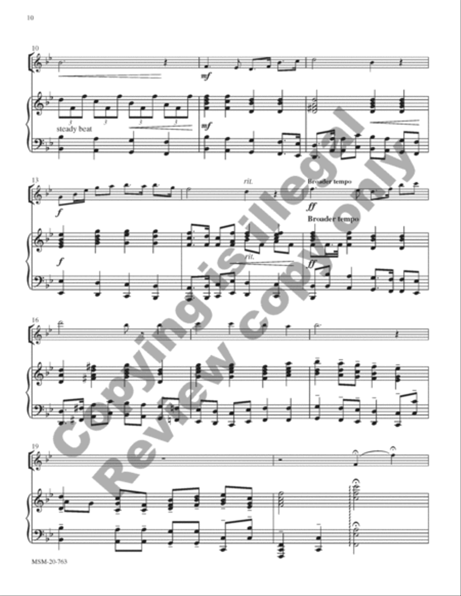 An American Suite for Violin and Piano Violin Solo scores gallery preview page 15