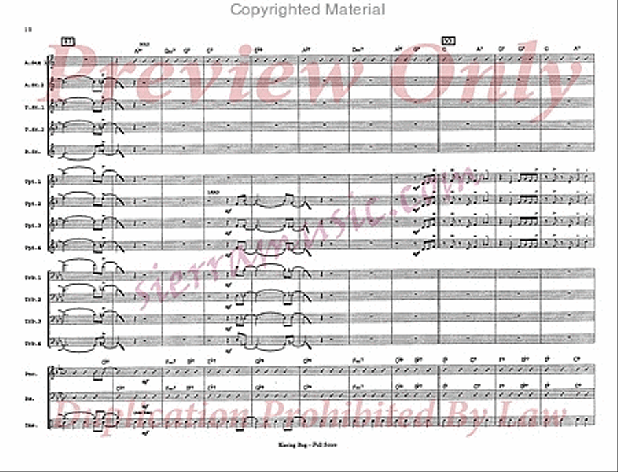 Kissing Bug Big Band scores gallery preview page 11
