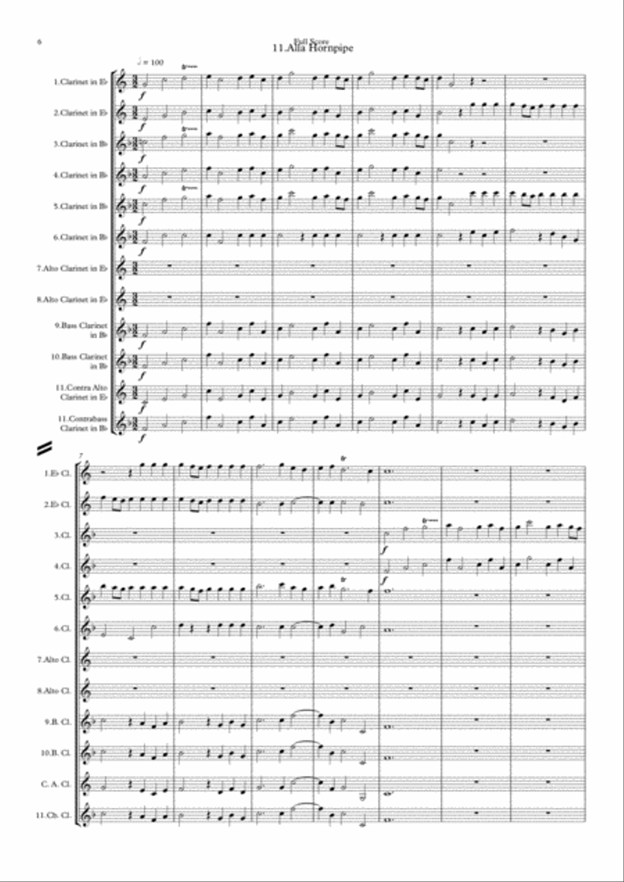 Handel: Suite No.2 in D (HWV349)(Complete) (in Eb) 