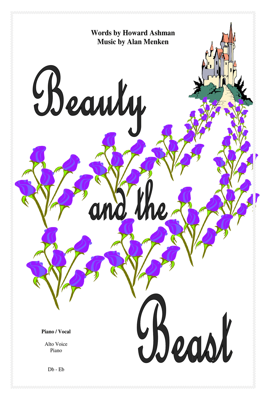 Beauty And The Beast Voice scores gallery preview page 1