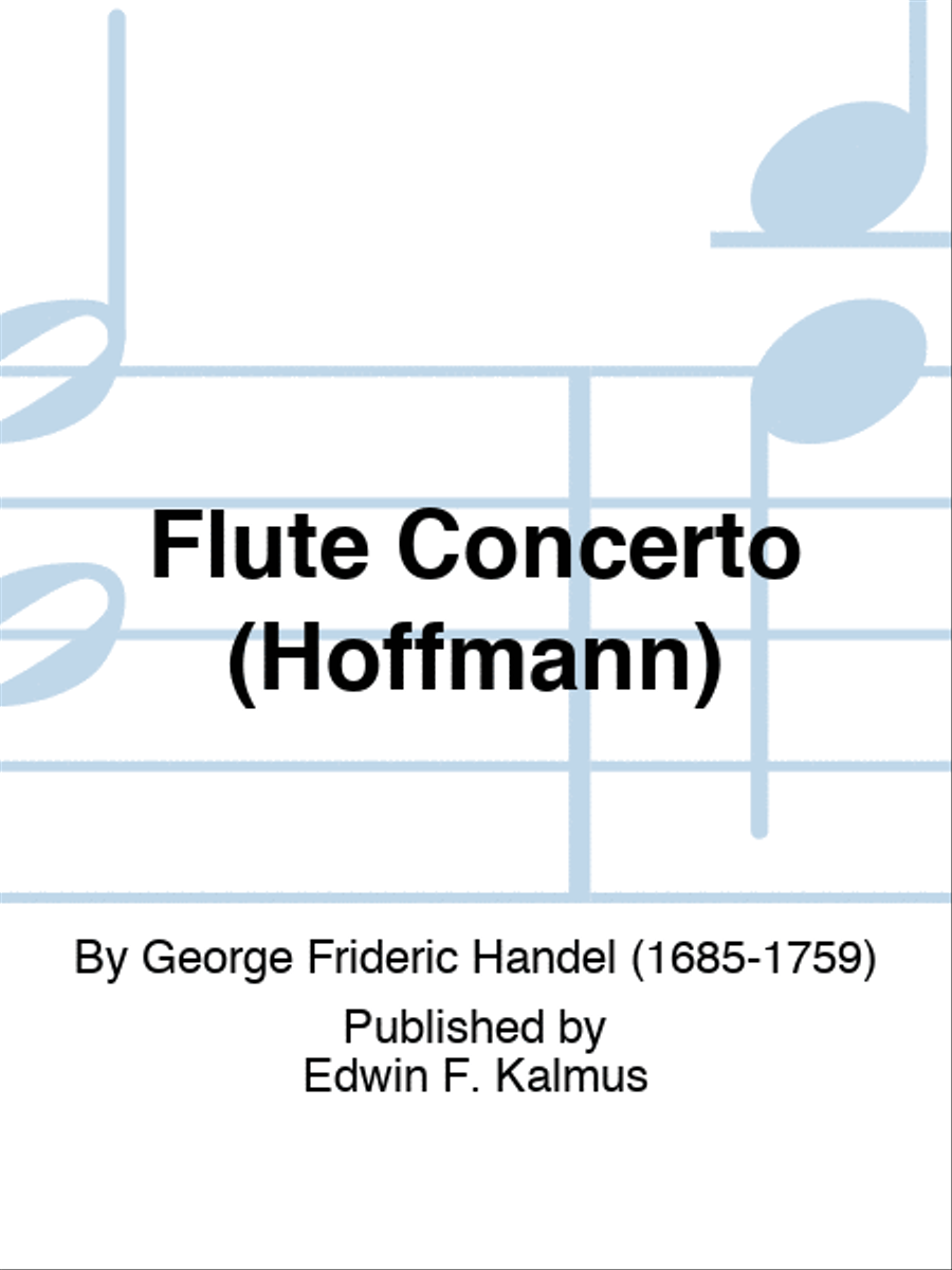 Flute Concerto (Hoffmann) Orchestra scores gallery preview page 1