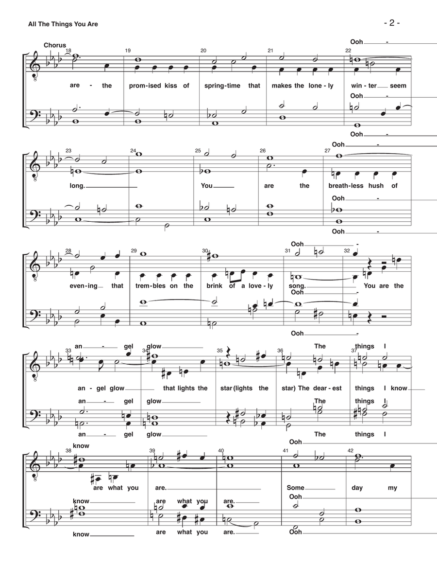 All The Things You Are TTBB scores gallery preview page 2