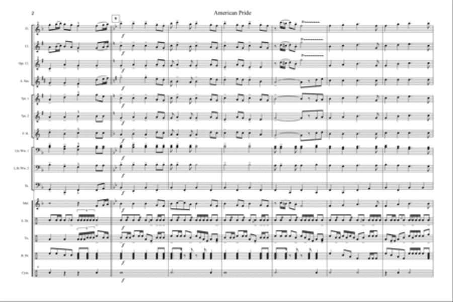 American Pride Marching Band scores gallery preview page 3