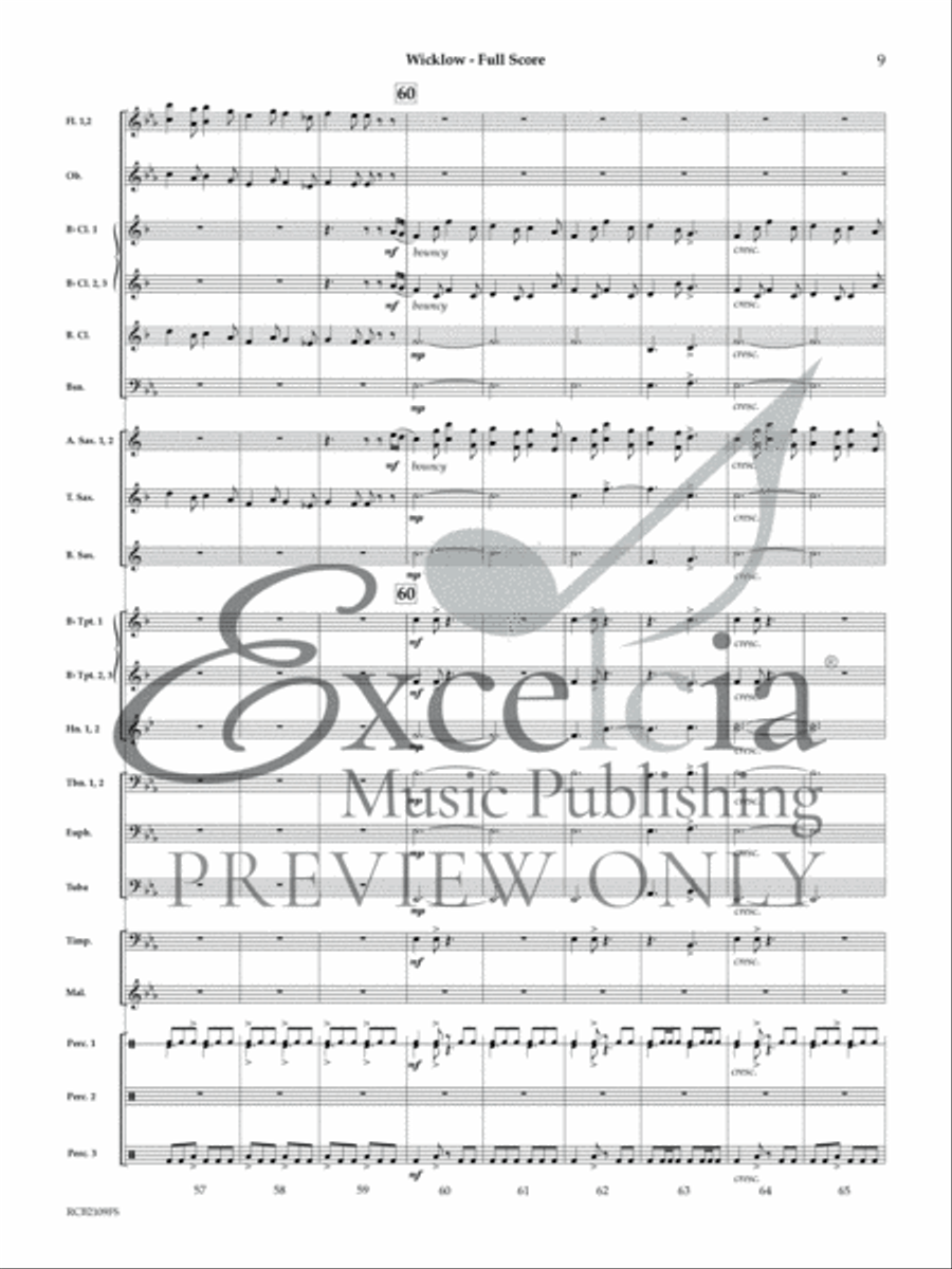 Wicklow Concert Band scores gallery preview page 10