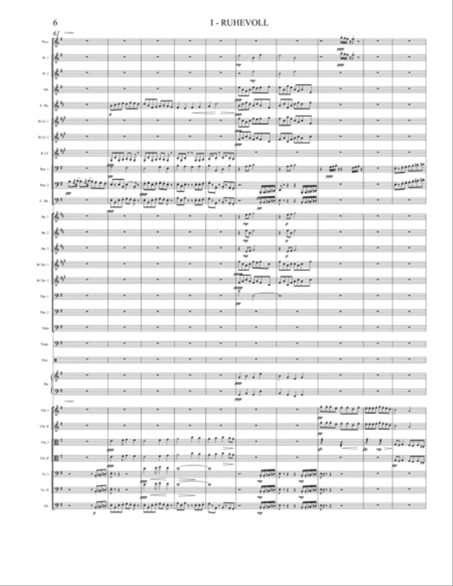 Ruhevoll Full Orchestra scores gallery preview page 6