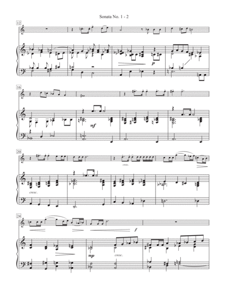 Sonata No. 1 for Trumpet and Piano