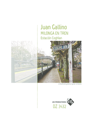 Book cover for Milonga en tren, Estacion Coghlan