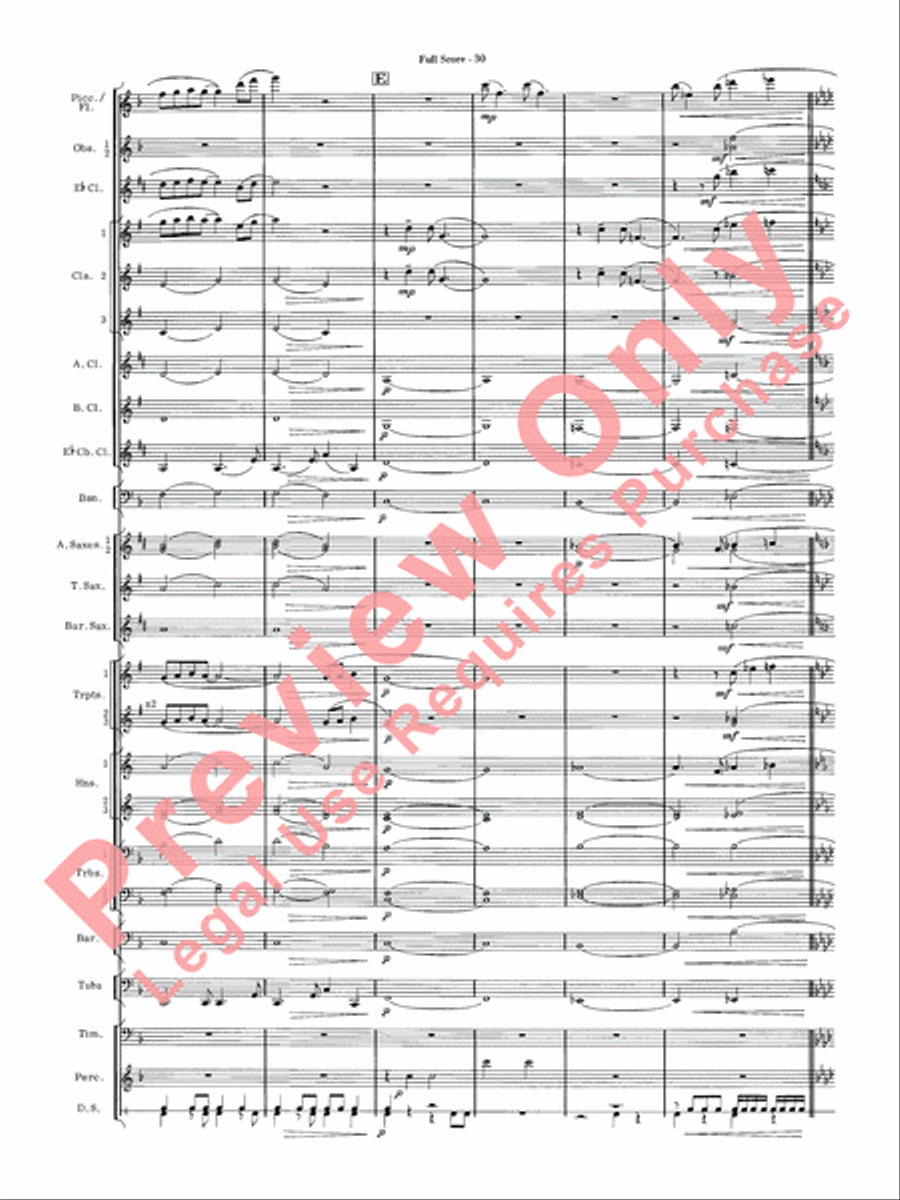 James Bond Suite Concert Band scores gallery preview page 32