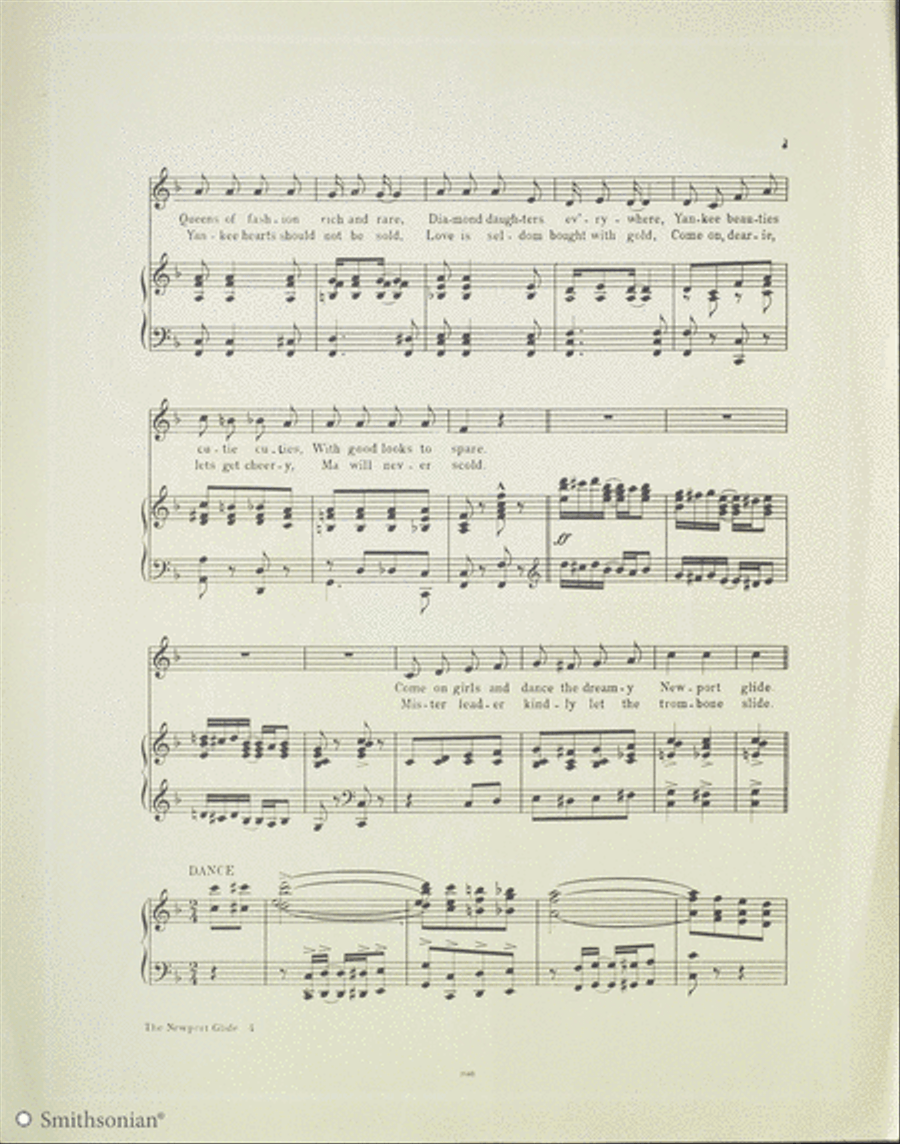 The Newport Glide Piano, Vocal scores gallery preview page 3
