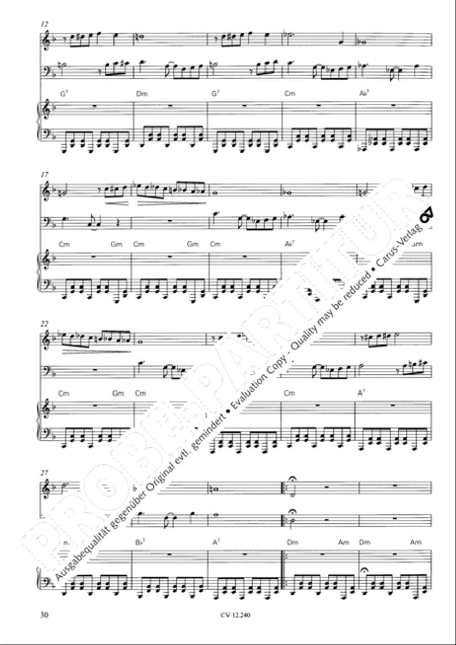 Israel in Agypten Children's Choir scores gallery preview page 31