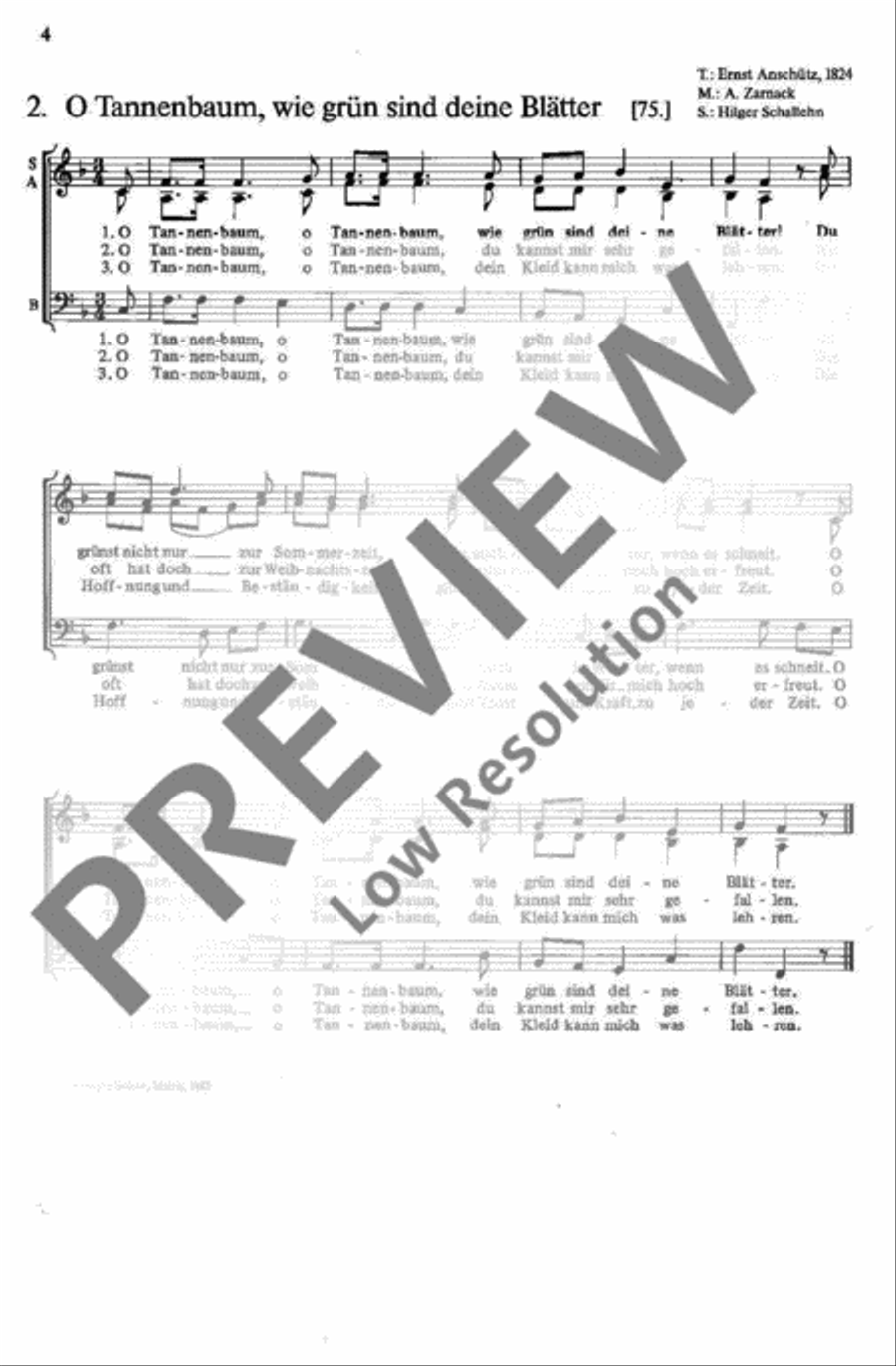 Das Buch der Weihnachtslieder Mixed Choir scores gallery preview page 5