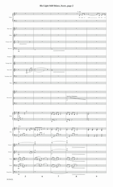 His Light Still Shines - Orchestral Score and Parts