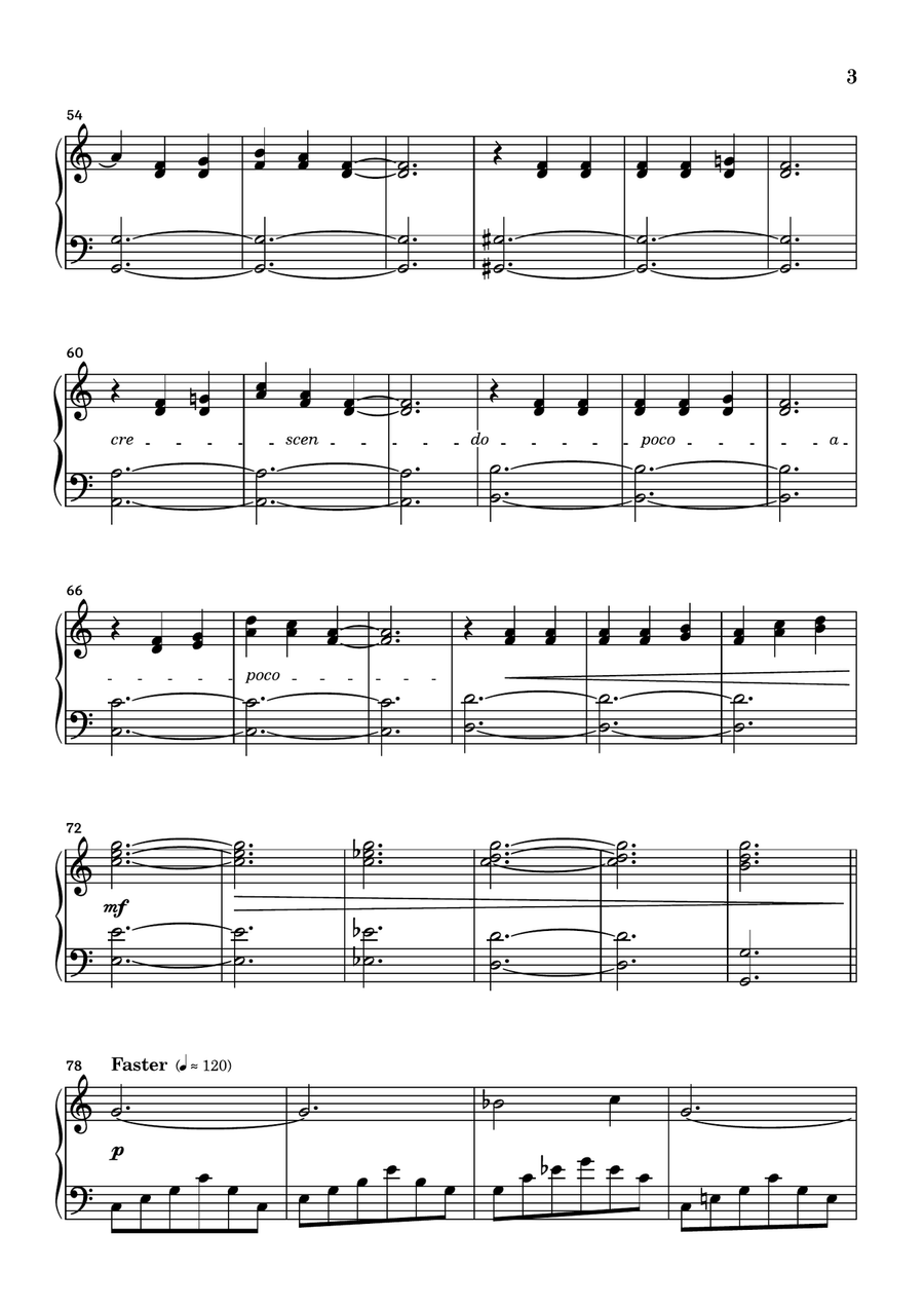 Clair de Lune Piano Solo scores gallery preview page 3