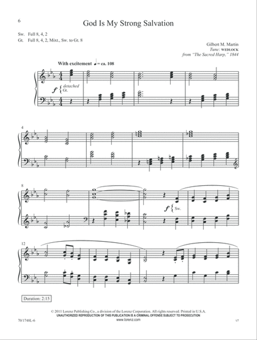 Trust in Jesus Organ scores gallery preview page 6