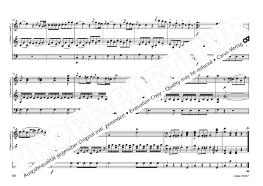 17 Church sonatas Organ Solo scores gallery preview page 61