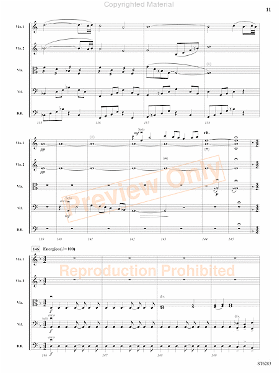 Orion and the Scorpion String Orchestra scores gallery preview page 12