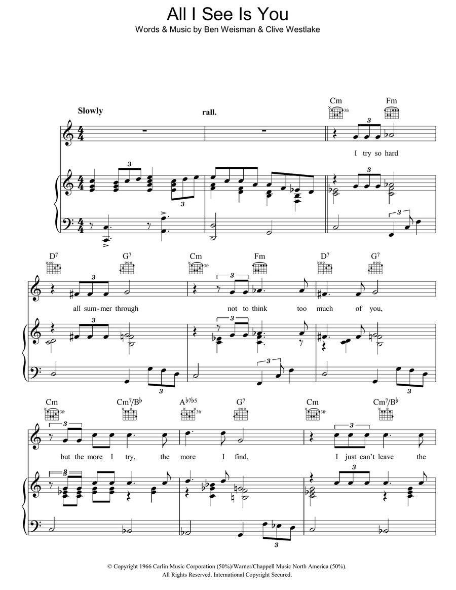 All I See Is You All I See Is You Guitar scores gallery preview page 1