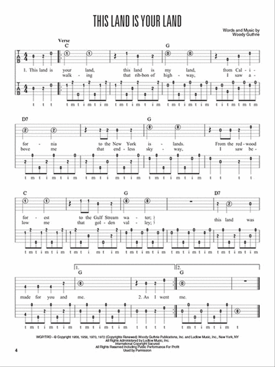 Easy Banjo Solos