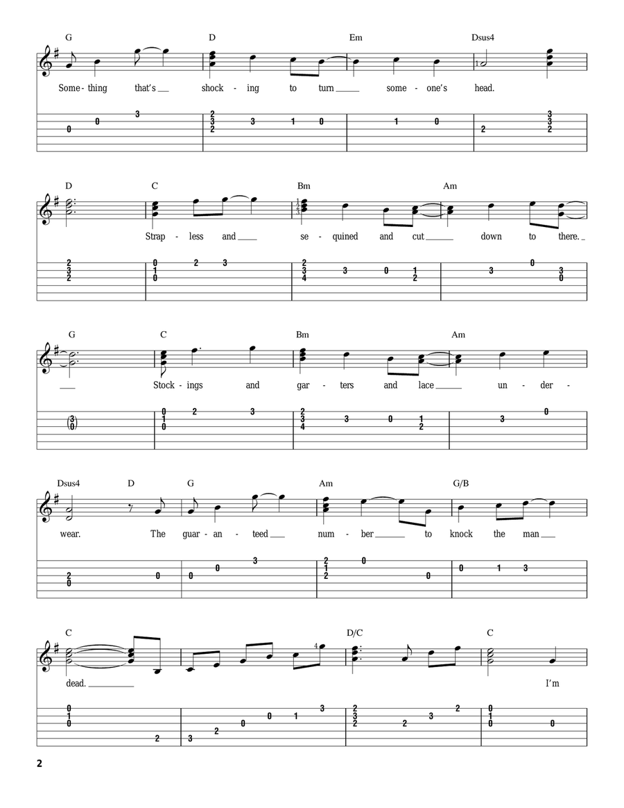 Something In Red Something In Red Acoustic Guitar scores gallery preview page 2