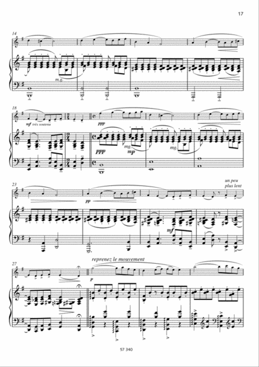Pavane pour une infante défunte Flute Solo scores gallery preview page 2