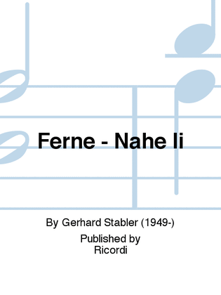 Ferne - Nähe Ii