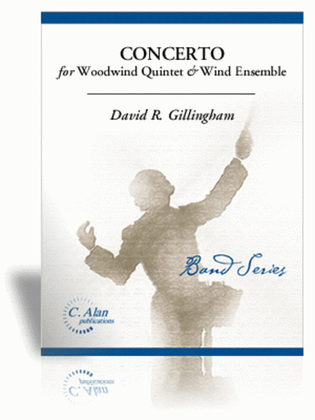 Book cover for Concerto for Woodwind Quintet & Wind Ensemble