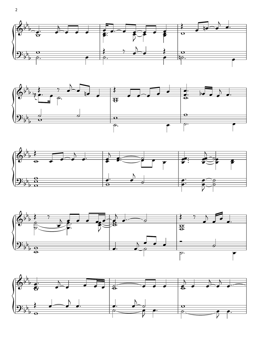 Your Song Piano Solo scores gallery preview page 2