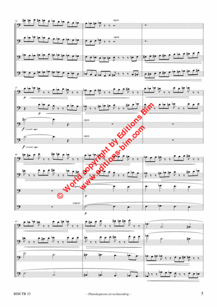 Trombone Quartet N° 1 image number null