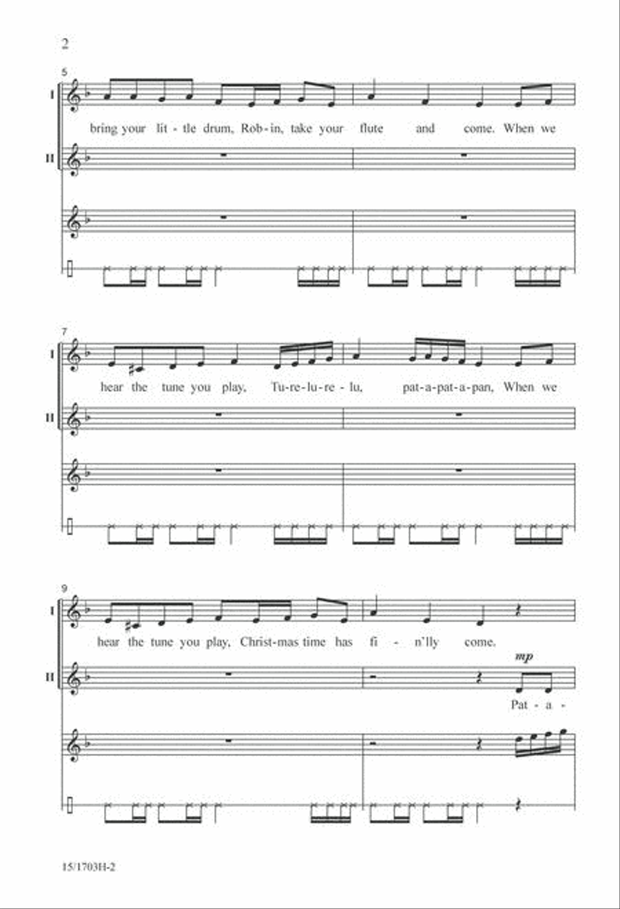 Pat-a-pan 2-Part scores gallery preview page 2