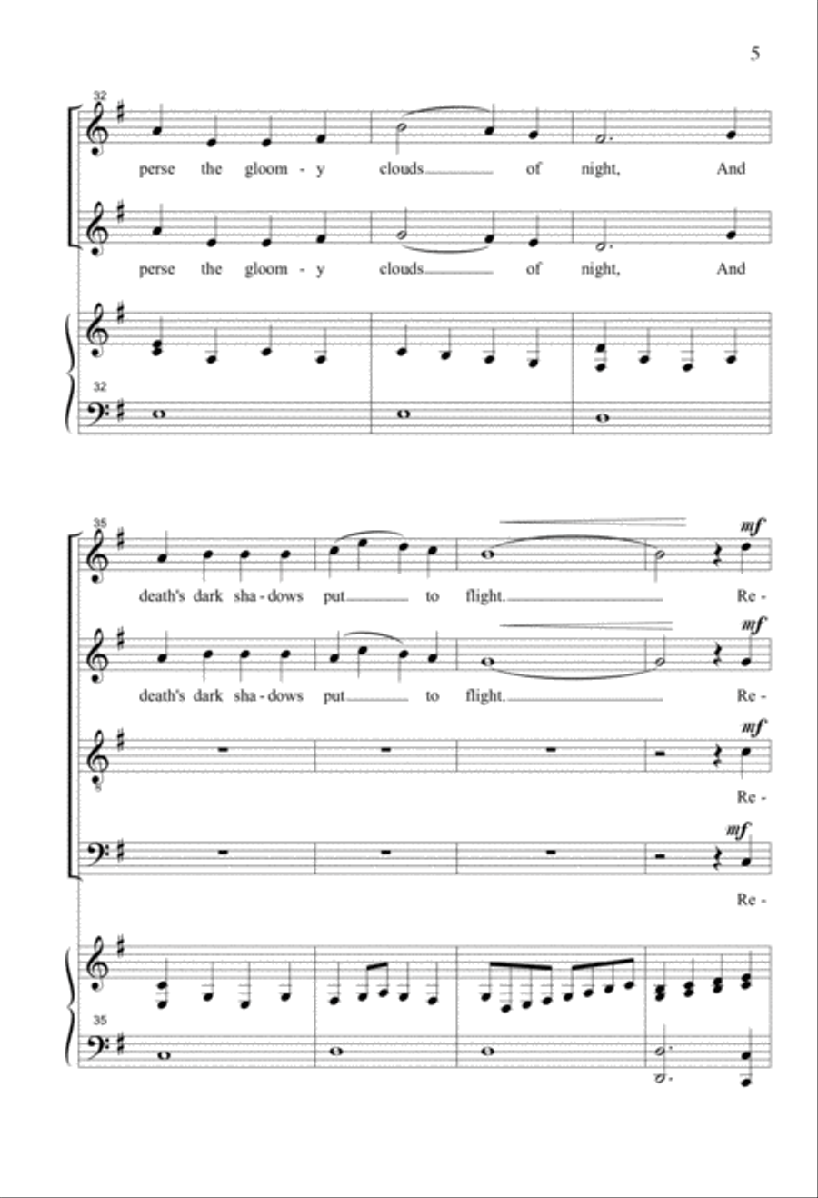 O Come, O Come Emmanuel O Come, O Come Emmanuel 4-Part scores gallery preview page 4