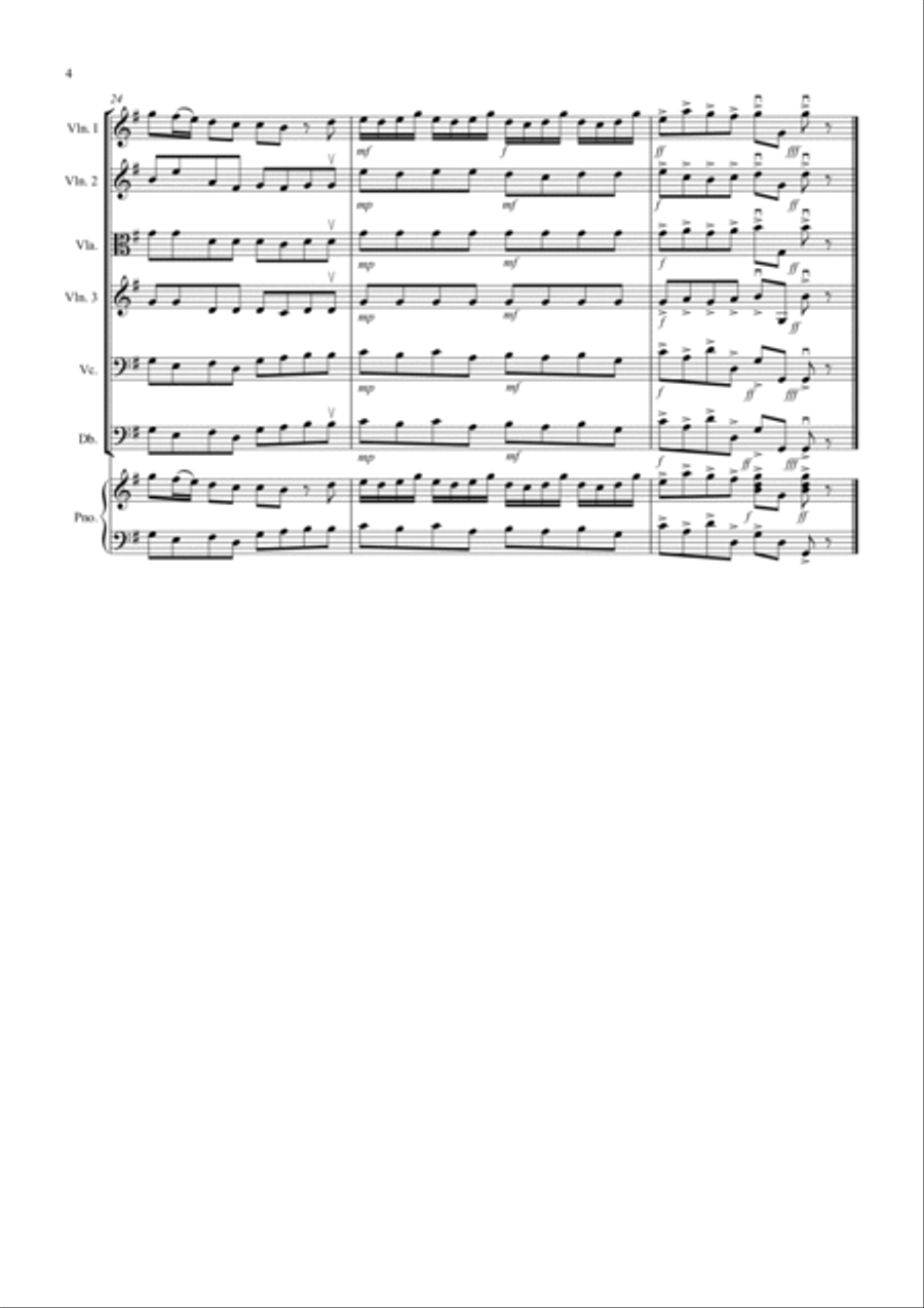 Allegro by Fiocco for String Orchestra image number null
